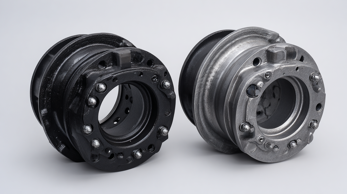 Industrial equipment before and after laser cleaning