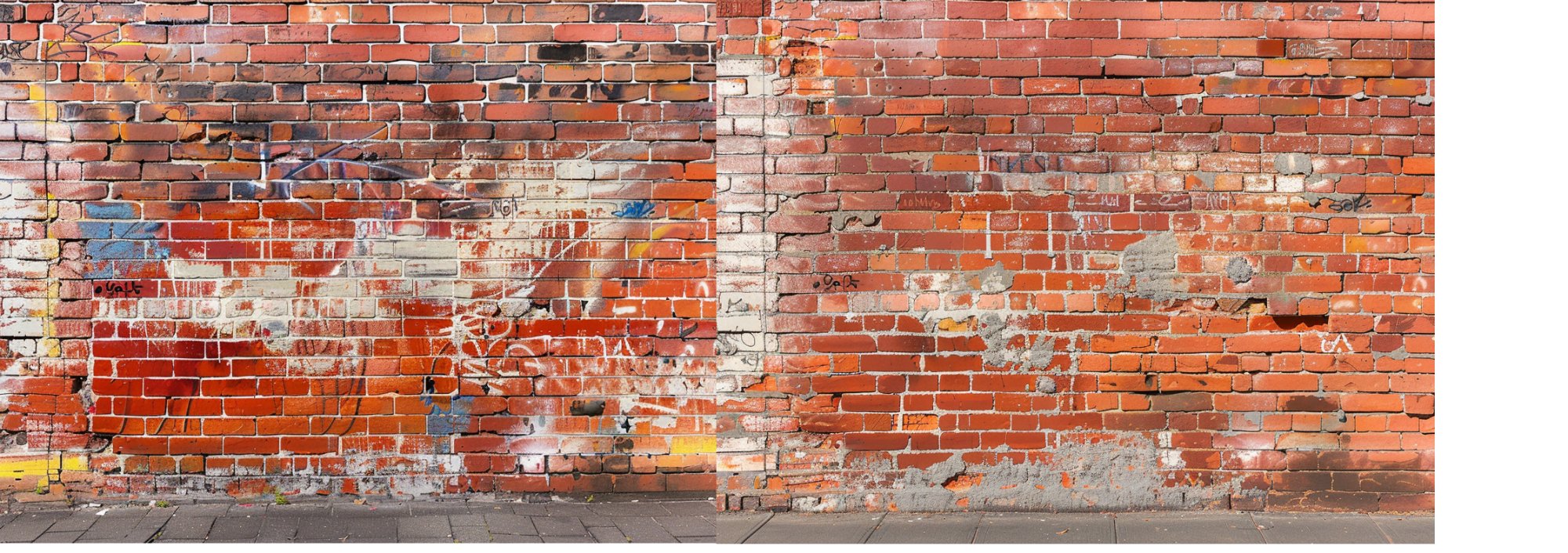 Heritage surface restoration — laser graffiti and contamination removal